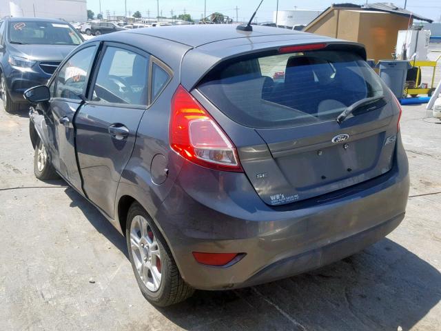 3FADP4EJ6FM118023 - 2015 FORD FIESTA SE GRAY photo 3