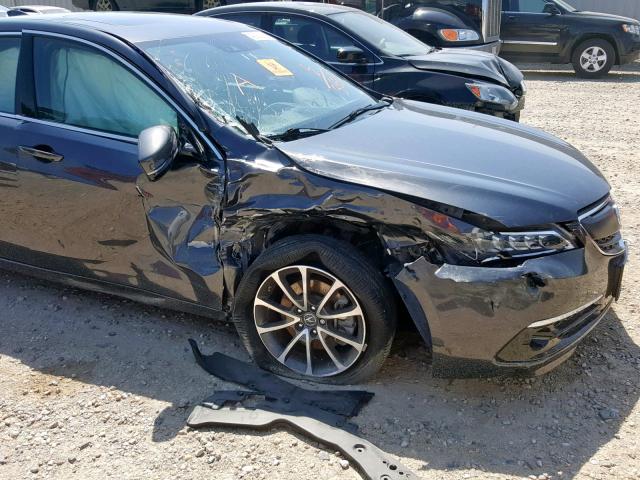 19UUB3F79GA003633 - 2016 ACURA TLX ADVANC GRAY photo 9