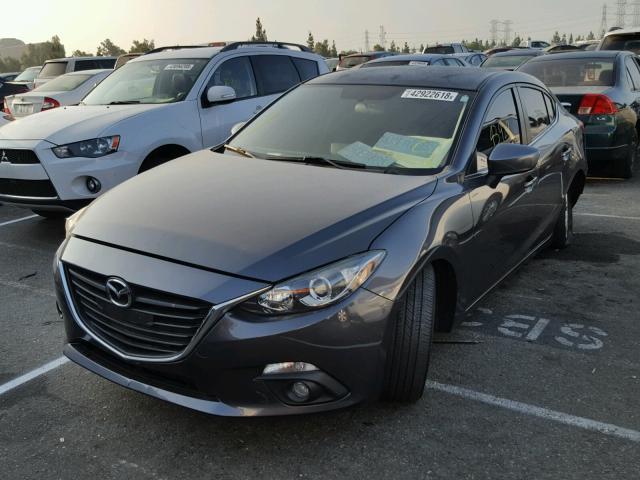 JM1BM1V78F1257578 - 2015 MAZDA 3 TOURING GRAY photo 2