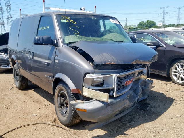 1GTDM19X52B511903 - 2002 GMC SAFARI XT GRAY photo 1