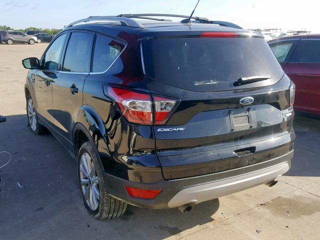 1FMCU0J9XHUD10140 - 2017 FORD ESCAPE TIT BLACK photo 3