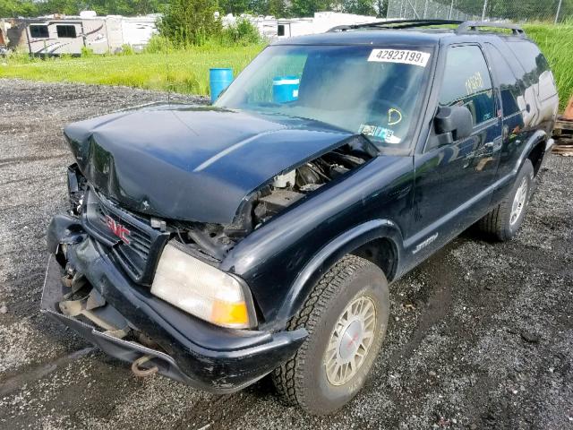 1GKCT18W7YK199183 - 2000 GMC JIMMY BLACK photo 2