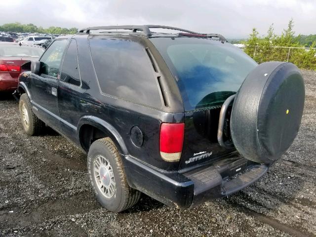 1GKCT18W7YK199183 - 2000 GMC JIMMY BLACK photo 3