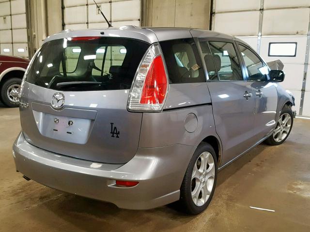 JM1CR2W32A0365653 - 2010 MAZDA 5 SILVER photo 4