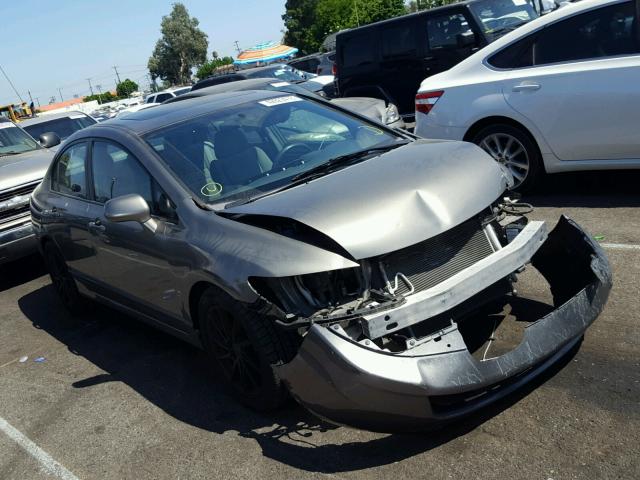 1HGFA16828L036116 - 2008 HONDA CIVIC GRAY photo 1