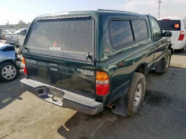 5TENM92N03Z164215 - 2003 TOYOTA TACOMA PRE GREEN photo 4