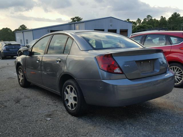 1G8AJ52FX5Z112043 - 2005 SATURN ION LEVEL CHARCOAL photo 3