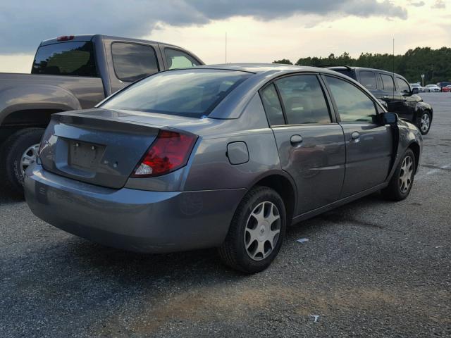 1G8AJ52FX5Z112043 - 2005 SATURN ION LEVEL CHARCOAL photo 4
