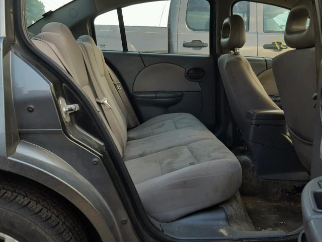 1G8AJ52FX5Z112043 - 2005 SATURN ION LEVEL CHARCOAL photo 6