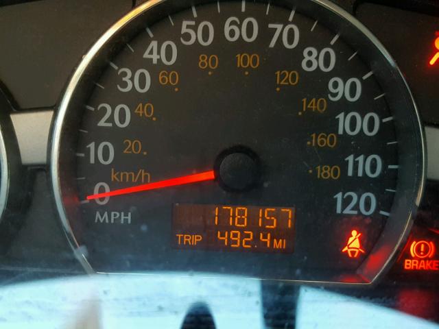 1G8AJ52FX5Z112043 - 2005 SATURN ION LEVEL CHARCOAL photo 8