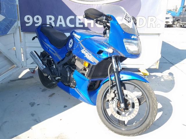 JKAEXVD1X9A114283 - 2009 KAWASAKI EX500 D BLUE photo 1