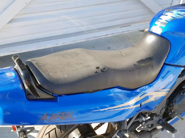 JKAEXVD1X9A114283 - 2009 KAWASAKI EX500 D BLUE photo 6