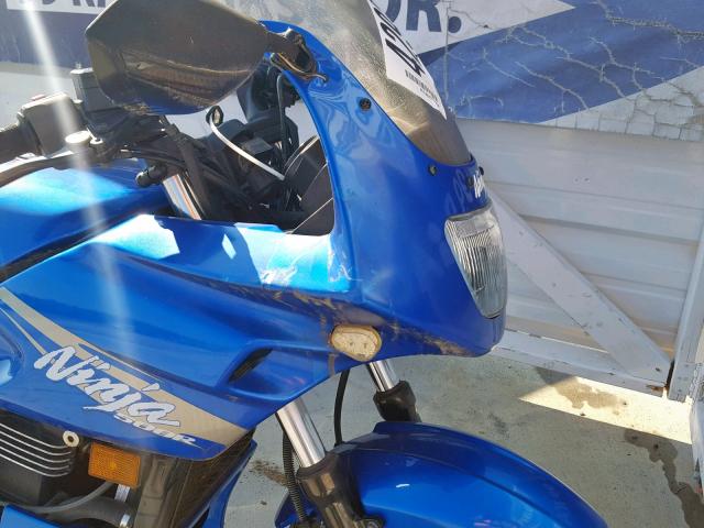 JKAEXVD1X9A114283 - 2009 KAWASAKI EX500 D BLUE photo 9