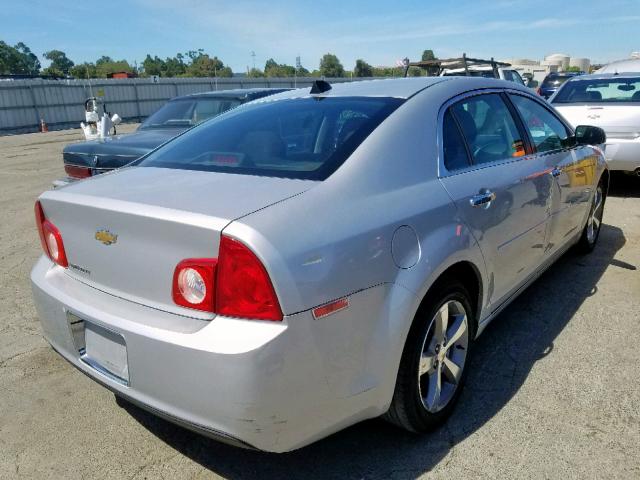 1G1ZC5E05CF106040 - 2012 CHEVROLET MALIBU 1LT 银色 照片 4