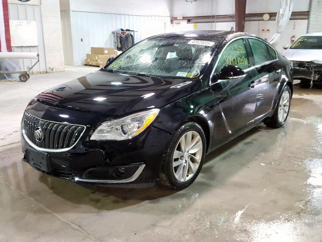 2G4GN5EX2E9227704 - 2014 BUICK REGAL PREM BLACK photo 2