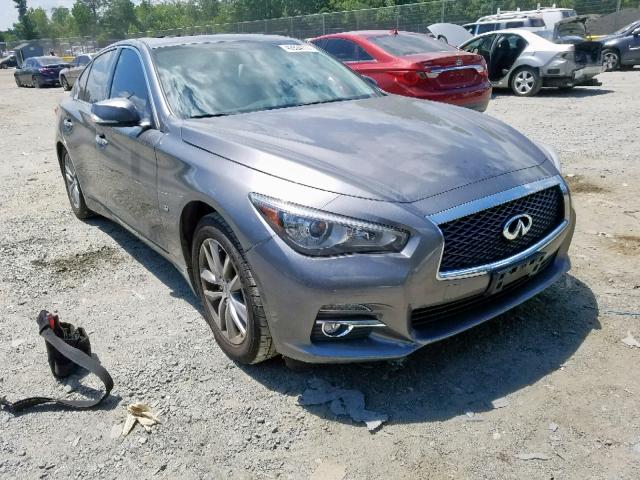 JN1BV7AR2FM391625 - 2015 INFINITI Q50 BASE GRAY photo 1