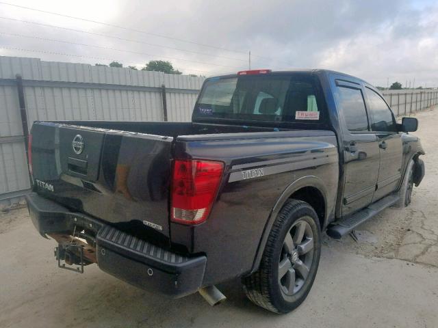 1N6BA0EK7CN306407 - 2012 NISSAN TITAN S BLACK photo 4