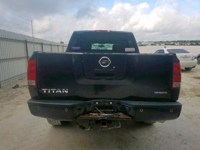 1N6BA0EK7CN306407 - 2012 NISSAN TITAN S BLACK photo 6