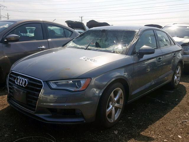 WAUBFGFF7F1117134 - 2015 AUDI A3 PREMIUM GRAY photo 2