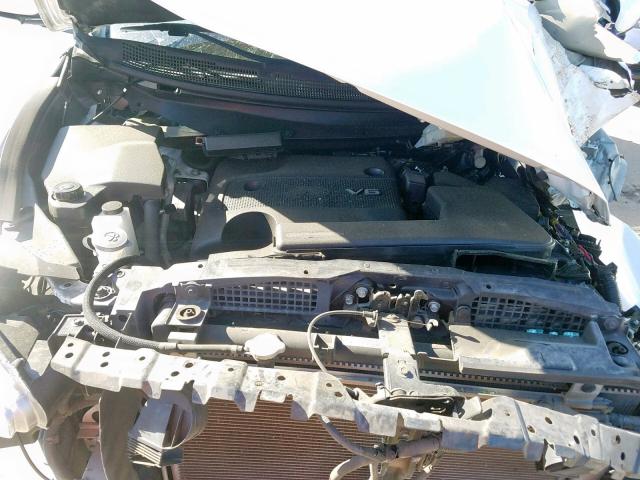 5N1AL0MM6DC344232 - 2013 INFINITI JX35 WHITE photo 7