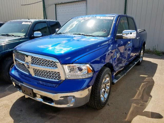 1C6RR7NT1FS748818 - 2015 RAM 1500 LARAM BLUE photo 2