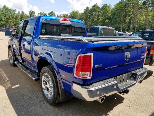 1C6RR7NT1FS748818 - 2015 RAM 1500 LARAM BLUE photo 3