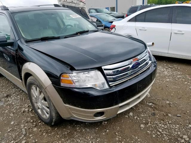 1FMDK07W18GA14283 - 2008 FORD TAURUS X E BLACK photo 9