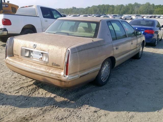 1G6KD54Y4WU792264 - 1998 CADILLAC DEVILLE GOLD photo 4