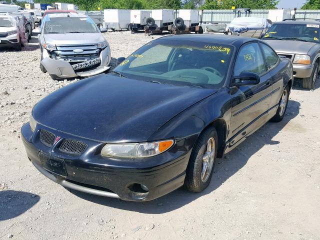 1G2WP12K6YF176980 - 2000 PONTIAC GRAND PRIX BLACK photo 2