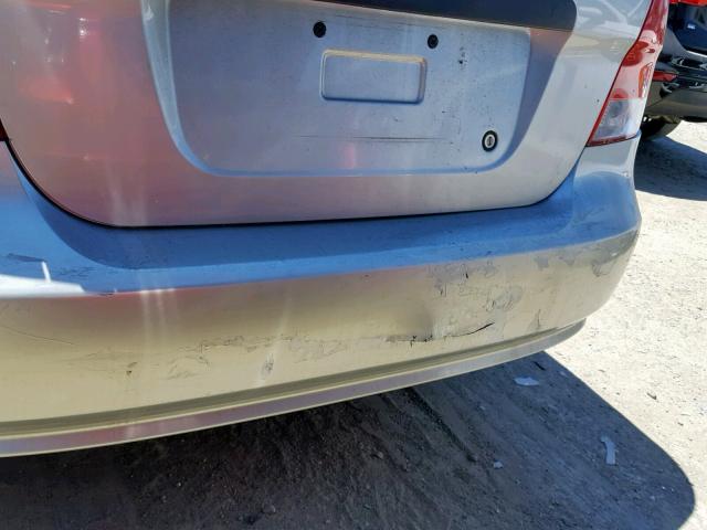 KL1TD52645B322482 - 2005 CHEVROLET AVEO BASE ვერცხლისფერი ფოტო 9