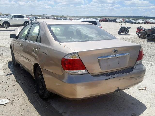 4T1BE32K96U156755 - 2006 TOYOTA CAMRY LE GOLD photo 3