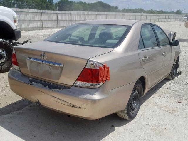 4T1BE32K96U156755 - 2006 TOYOTA CAMRY LE GOLD photo 4
