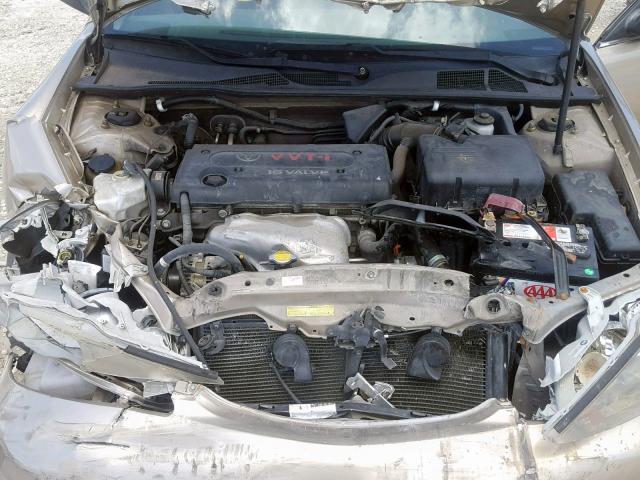 4T1BE32K96U156755 - 2006 TOYOTA CAMRY LE GOLD photo 7