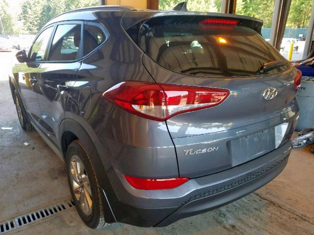 KM8J3CA46HU420912 - 2017 HYUNDAI TUCSON LIM GRAY photo 3