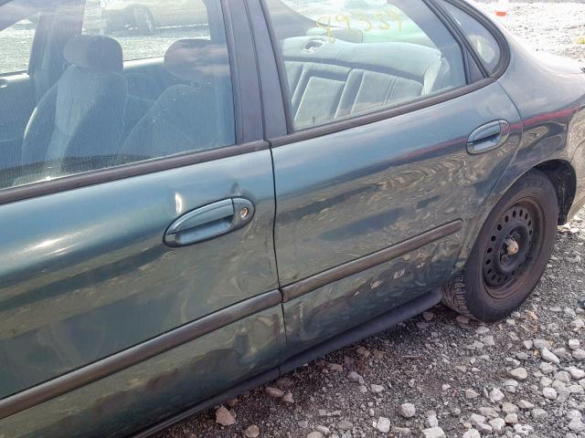 1FALP52U9TA110152 - 1996 FORD TAURUS GL TEAL photo 9