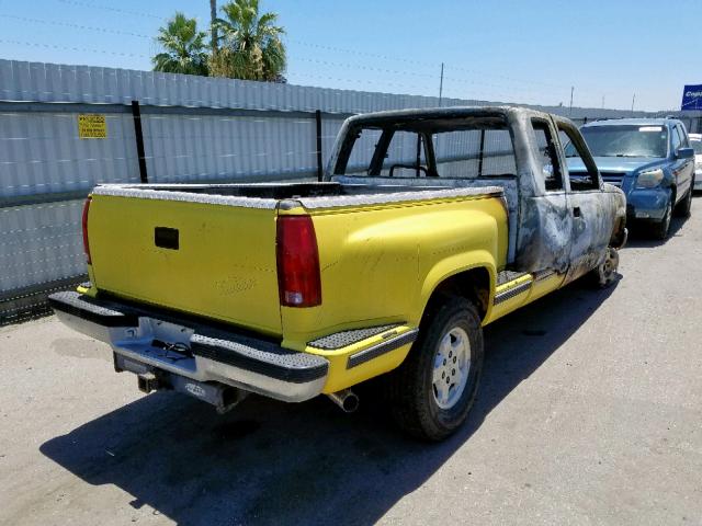 2GCEK19K8N1151626 - 1992 CHEVROLET GMT-400 K1 YELLOW photo 4