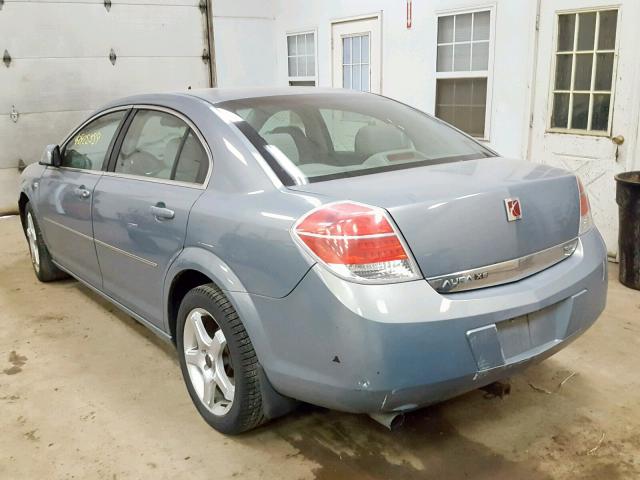 1G8ZS57NX8F110931 - 2008 SATURN AURA XE GRAY photo 3