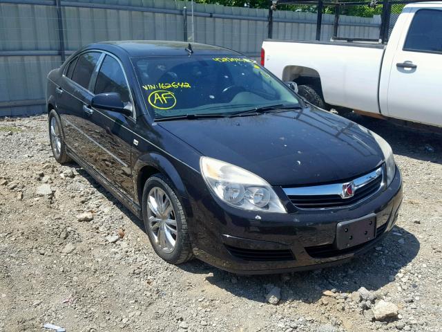 1G8ZS57NX8F162642 - 2008 SATURN AURA XE BLACK photo 1