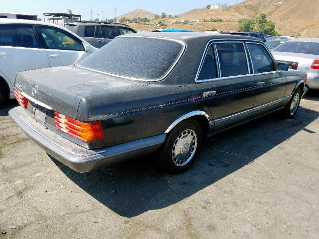 WDBCA35E9LA514538 - 1990 MERCEDES-BENZ 420 SEL GRAY photo 4