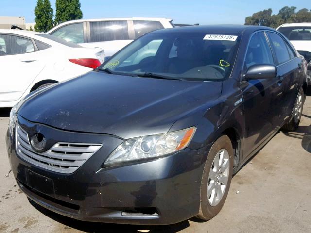 4T1BB46K59U072462 - 2009 TOYOTA CAMRY HYBR GRAY photo 2