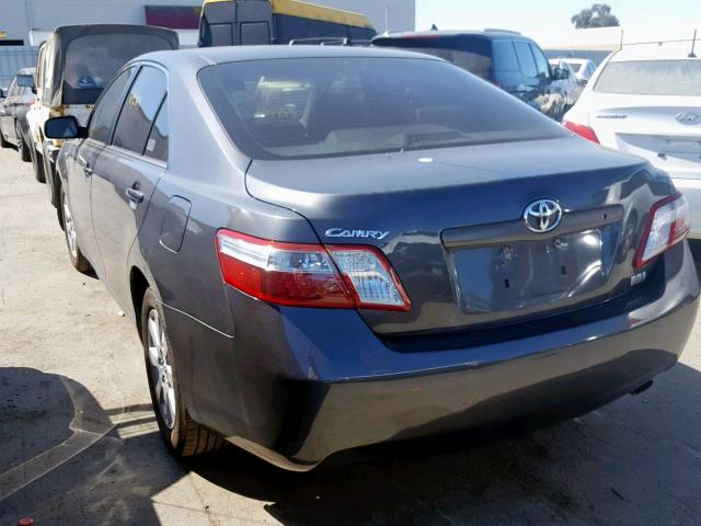 4T1BB46K59U072462 - 2009 TOYOTA CAMRY HYBR GRAY photo 3