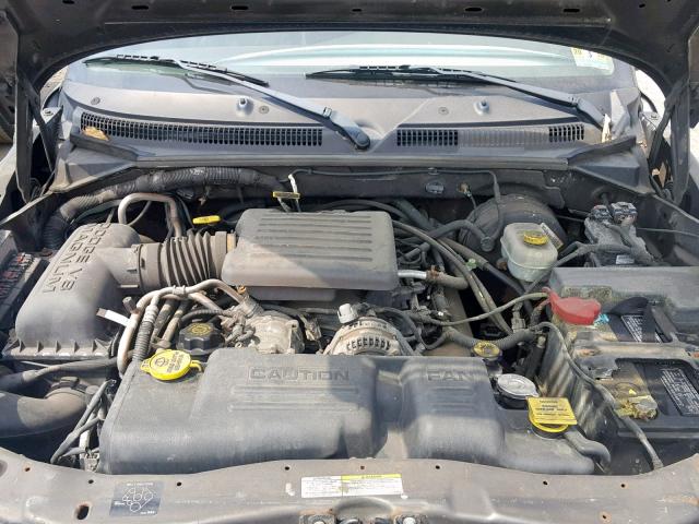 1B8HS58N82F172377 - 2002 DODGE DURANGO SL GRAY photo 7