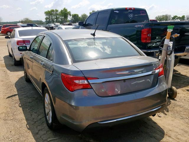 1C3CCBBB3CN130087 - 2012 CHRYSLER 200 TOURIN GRAY photo 3