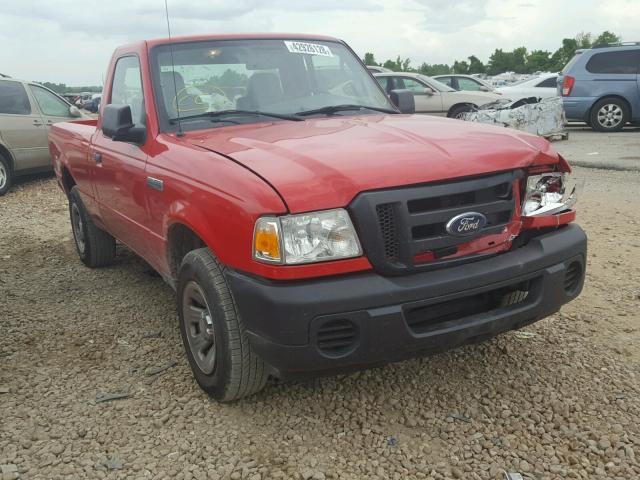 1FTYR10D39PA05604 - 2009 FORD RANGER RED photo 1