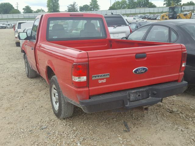 1FTYR10D39PA05604 - 2009 FORD RANGER RED photo 3