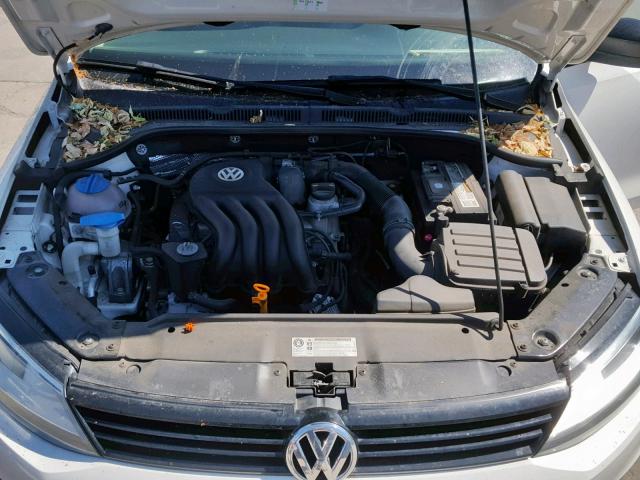 3VW2K7AJ6CM303298 - 2012 VOLKSWAGEN JETTA BASE WHITE photo 7