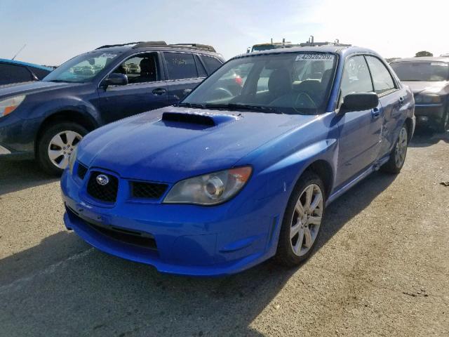 JF1GD79676G503114 - 2006 SUBARU IMPREZA WR BLUE photo 2