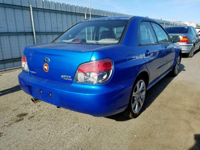 JF1GD79676G503114 - 2006 SUBARU IMPREZA WR BLUE photo 4