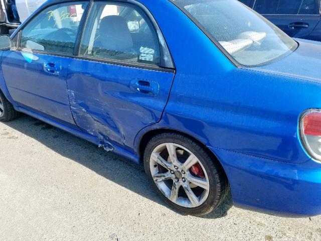 JF1GD79676G503114 - 2006 SUBARU IMPREZA WR BLUE photo 9