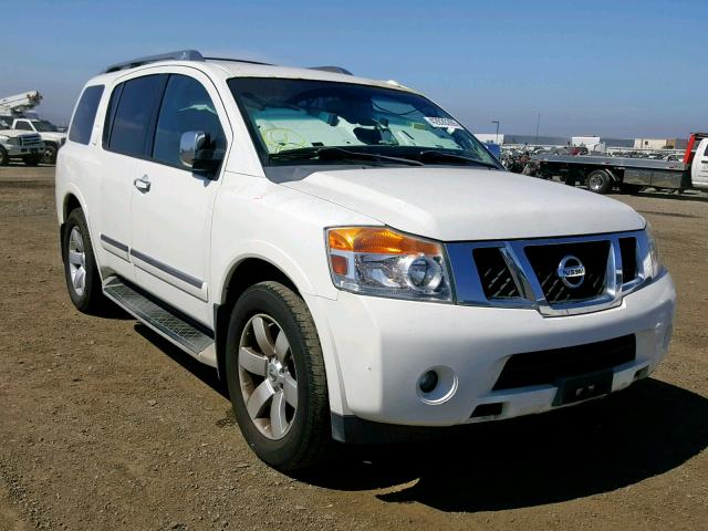 5N1AA0ND7BN602862 - 2011 NISSAN ARMADA SV WHITE photo 1